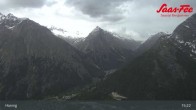 Archiv Foto Webcam Saas-Fee: Bergstation Hannig 14:00