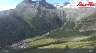 Archiv Foto Webcam Saas-Fee: Bergstation Hannig 08:00