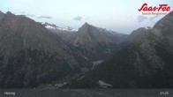 Archived image Webcam Saas-Fee: Top station Hannig 02:00