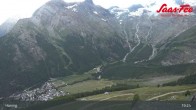Archived image Webcam Saas-Fee: Top station Hannig 18:00