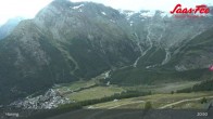 Archiv Foto Webcam Saas-Fee: Bergstation Hannig 02:00