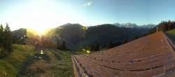 Archived image Webcam Gstaad - Top Station Saanen-Eggli Chairlift 05:00
