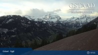 Archiv Foto Webcam Gstaad - Bergrestaurant Eggli 06:00