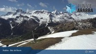 Archived image Webcam Arabba - Top station Monte Burz chairlift 08:00