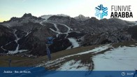 Archived image Webcam Arabba - Top station Monte Burz chairlift 00:00