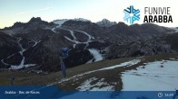 Archived image Webcam Arabba - Top station Monte Burz chairlift 18:00