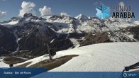 Archived image Webcam Arabba - Top station Monte Burz chairlift 08:00