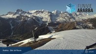 Archiv Foto Webcam Arabba - Bergstation Monte Burz Sesselbahn 06:00