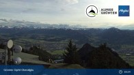 Archiv Foto Webcam Grünten - Blick vom Gipfel 18:00
