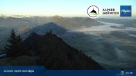 Archived image Webcam Grünten - View from the summit 06:00
