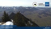 Archived image Webcam Grünten - View from the summit 12:00