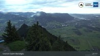Archiv Foto Webcam Grünten - Blick vom Gipfel 20:00