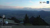 Archiv Foto Webcam Grünten - Blick vom Gipfel 02:00
