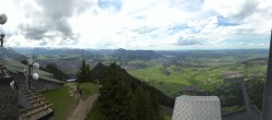 Archived image Webcam Grünten - Panoramic view Sonthofen and Immenstadt 13:00