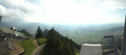Archived image Webcam Grünten - Panoramic view Sonthofen and Immenstadt 17:00