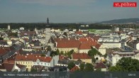 Archiv Foto Webcam St. Pölten - Blick über die Landeshauptstadt 08:00