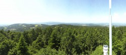 Archiv Foto Webcam Brotjacklriegel - Panoramablick vom Aussichtsturm 13:00
