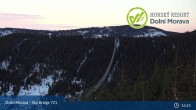 Archiv Foto Webcam Dolni Morava - Sessellift U Slona 02:00