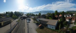Archived image Webcam View from the railway station at Attersee 07:00