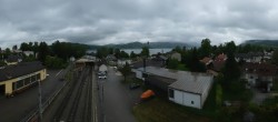 Archived image Webcam View from the railway station at Attersee 09:00