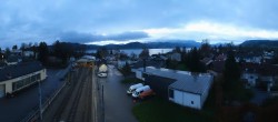 Archived image Webcam View from the railway station at Attersee 06:00