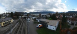 Archived image Webcam View from the railway station at Attersee 09:00