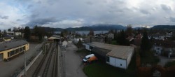 Archived image Webcam View from the railway station at Attersee 13:00