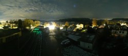 Archiv Foto Webcam Blick vom Bahnhof am Attersee 23:00