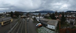 Archiv Foto Webcam Blick vom Bahnhof am Attersee 09:00