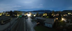 Archived image Webcam View from the railway station at Attersee 23:00