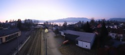 Archiv Foto Webcam Blick vom Bahnhof am Attersee 05:00