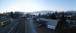 Archiv Foto Webcam Blick vom Bahnhof am Attersee 06:00