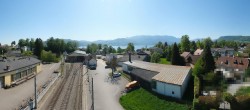 Archived image Webcam View from the railway station at Attersee 09:00