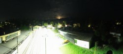 Archiv Foto Webcam Blick vom Bahnhof am Attersee 23:00