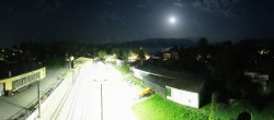 Archiv Foto Webcam Blick vom Bahnhof am Attersee 01:00