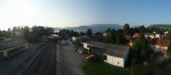 Archiv Foto Webcam Blick vom Bahnhof am Attersee 05:00