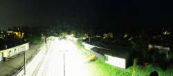 Archiv Foto Webcam Blick vom Bahnhof am Attersee 21:00