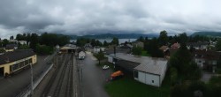 Archived image Webcam View from the railway station at Attersee 06:00