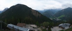 Archived image Webcam View from Kornplatz to the Piz de Plaies mountain station 05:00