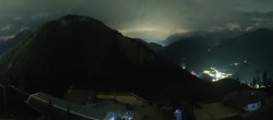 Archived image Webcam View from Kornplatz to the Piz de Plaies mountain station 01:00