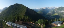 Archiv Foto Webcam Blick am Kronplatz auf die Bergstation Piz de Plaies 06:00