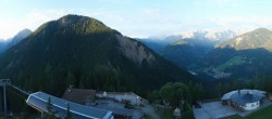 Archiv Foto Webcam Blick am Kronplatz auf die Bergstation Piz de Plaies 05:00
