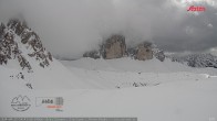 Archiv Foto Webcam Dreizinnenhütte Südtirol: Blick auf die 3 Zinnen 13:00
