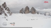 Archiv Foto Webcam Dreizinnenhütte Südtirol: Blick auf die 3 Zinnen 05:00