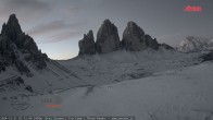 Archived image Webcam Dolomites: Mountain Hut Antonio Locatelli 06:00