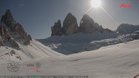 Archived image Webcam Dolomites: Mountain Hut Antonio Locatelli 13:00