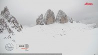 Archiv Foto Webcam Dreizinnenhütte Südtirol: Blick auf die 3 Zinnen 11:00