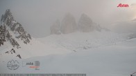 Archiv Foto Webcam Dreizinnenhütte Südtirol: Blick auf die 3 Zinnen 18:00