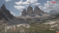 Archived image Webcam Dolomites: Mountain Hut Antonio Locatelli 11:00