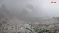 Archiv Foto Webcam Dreizinnenhütte Südtirol: Blick auf die 3 Zinnen 17:00